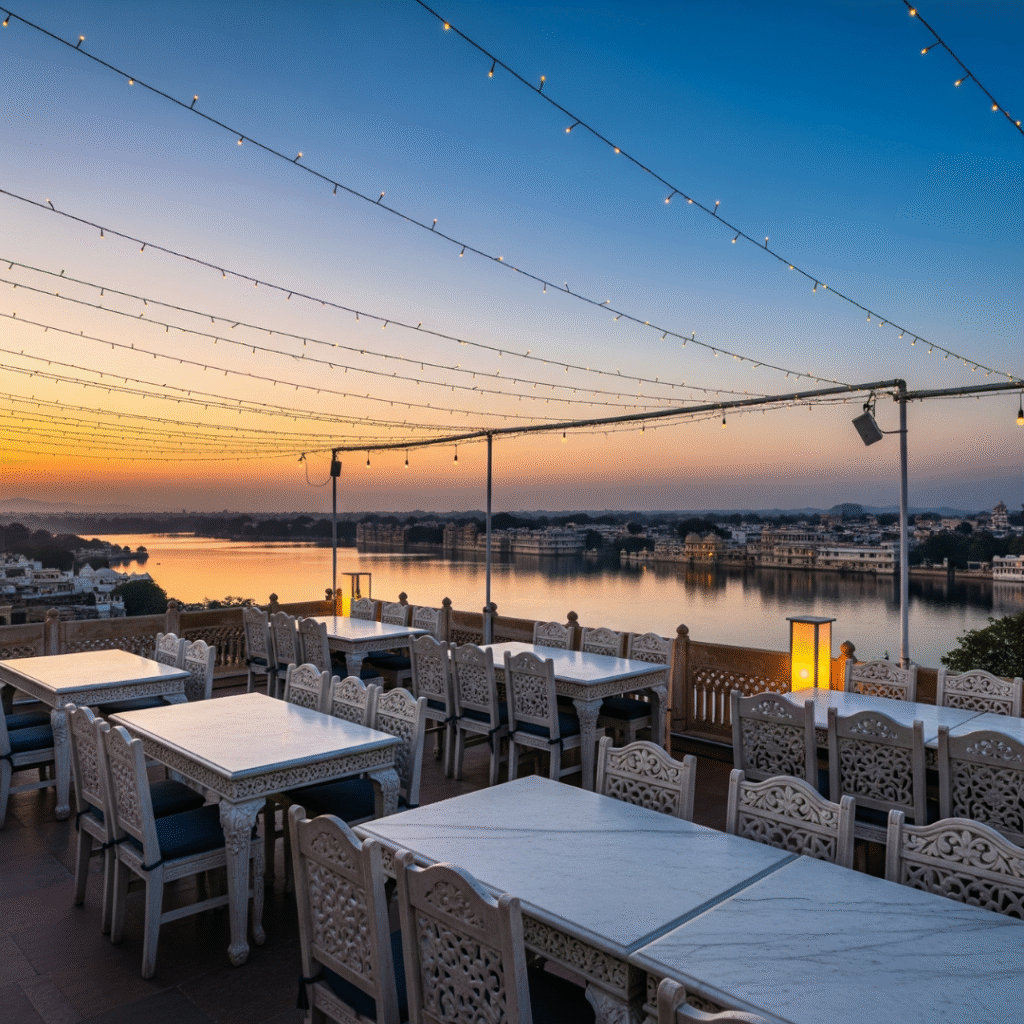 rooftop restaurants in Udaipur