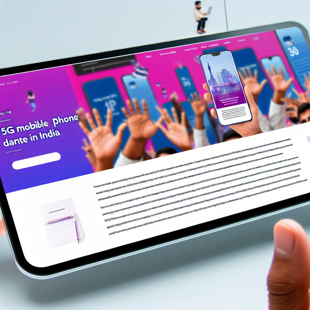 5G Mobile Phone Launch Date in India: All You Need to Know 5g mobile phone launch date in india