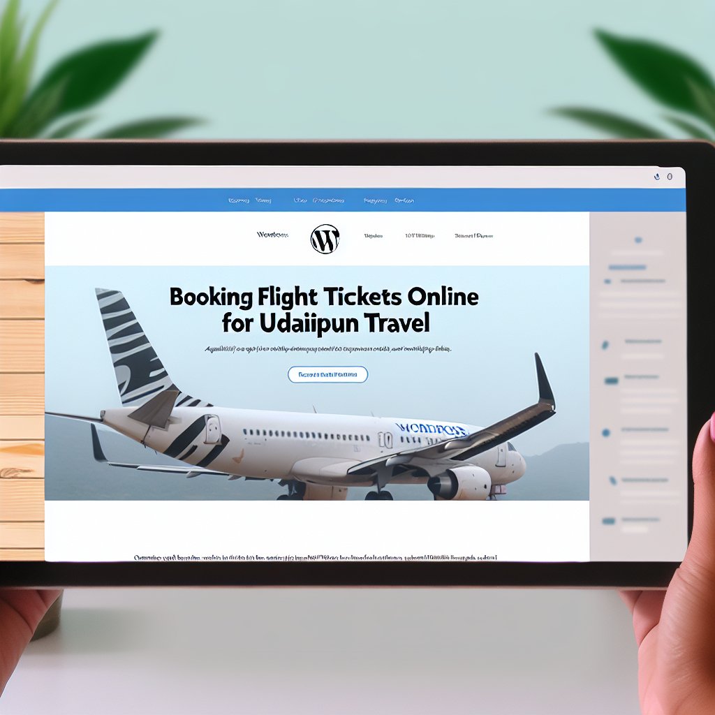 Book Flights Tickets Online for Udaipur Travel: Easy and Convenient book flights tickets online