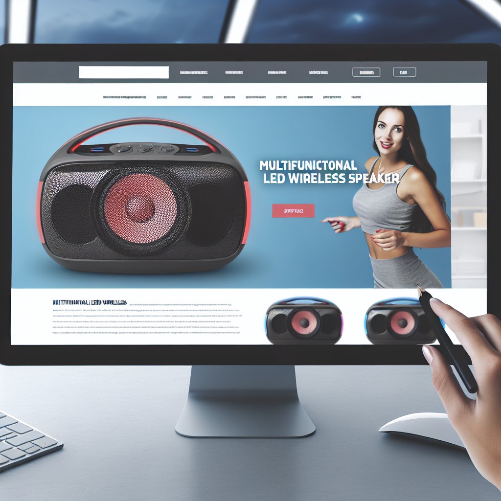 Multifunctional LED Wireless Speaker: The Ultimate Travel Companion multifunctional led wireless speaker