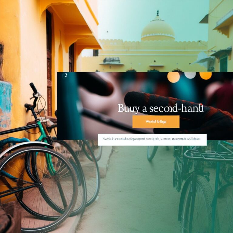 2nd Hand Cycle Buy: A Sustainable Choice for Udaipur Tourism