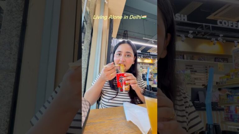 Exploring the Life of Solo Dwellers in Delhi – Living Alone In Delhi #minivlog #ytshorts #shorts