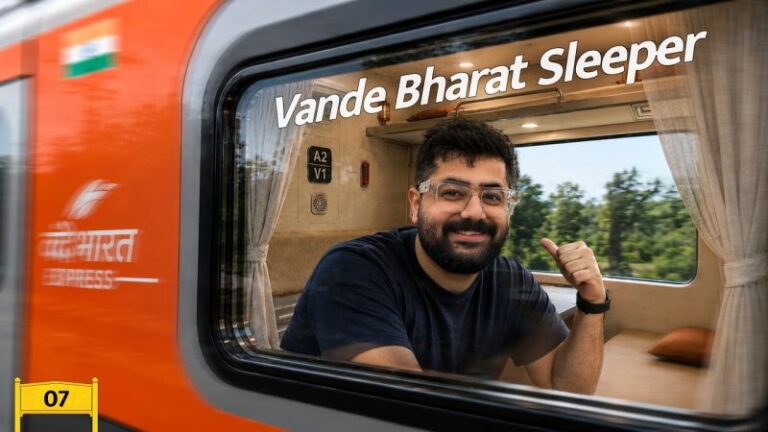 Adventurer’s 14-Day Journey Inside an Indian Railway Station – Living Inside A Railway Station For 14 Days – Day 07 🚂
