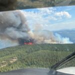 Ezra Creek Wildfire Near Castlegar Stabilizes Overnight – VIDEO: Wildfire Near Castlegar Held To 116 Hectares Overnight