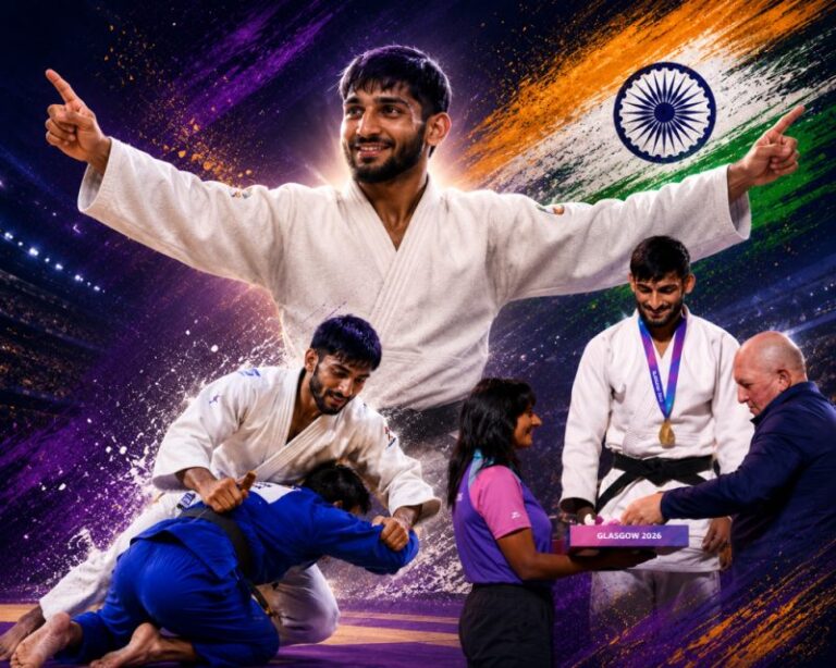 Harsh Singh Makes History with Gold in Judo at CWG 2026 – Historic Triumph: Harsh Singh Clinches Gold In Men’s -60kg Judo At Commonwealth Games 2026