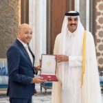 Qatar’s Amir Bids Farewell to Four Diplomats – Amir Receives Four Ambassadors Ending Their Tenure In Qatar
