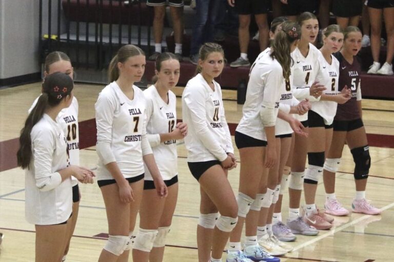 Pella Christian Volleyball Team Faces Tough Losses in Grinnell – Area Roundup: Eagles Fall Twice In Grinnell Triangular